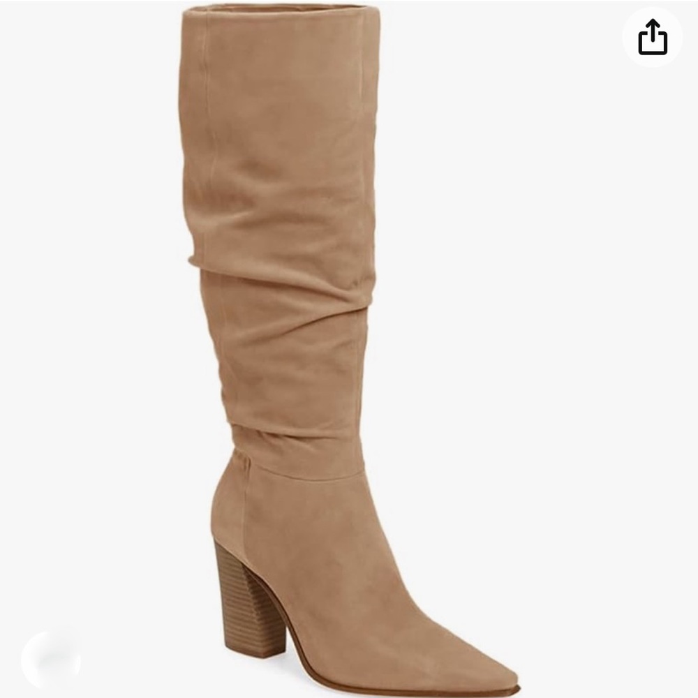 Khaki/Tan Tan Knee High Boots
